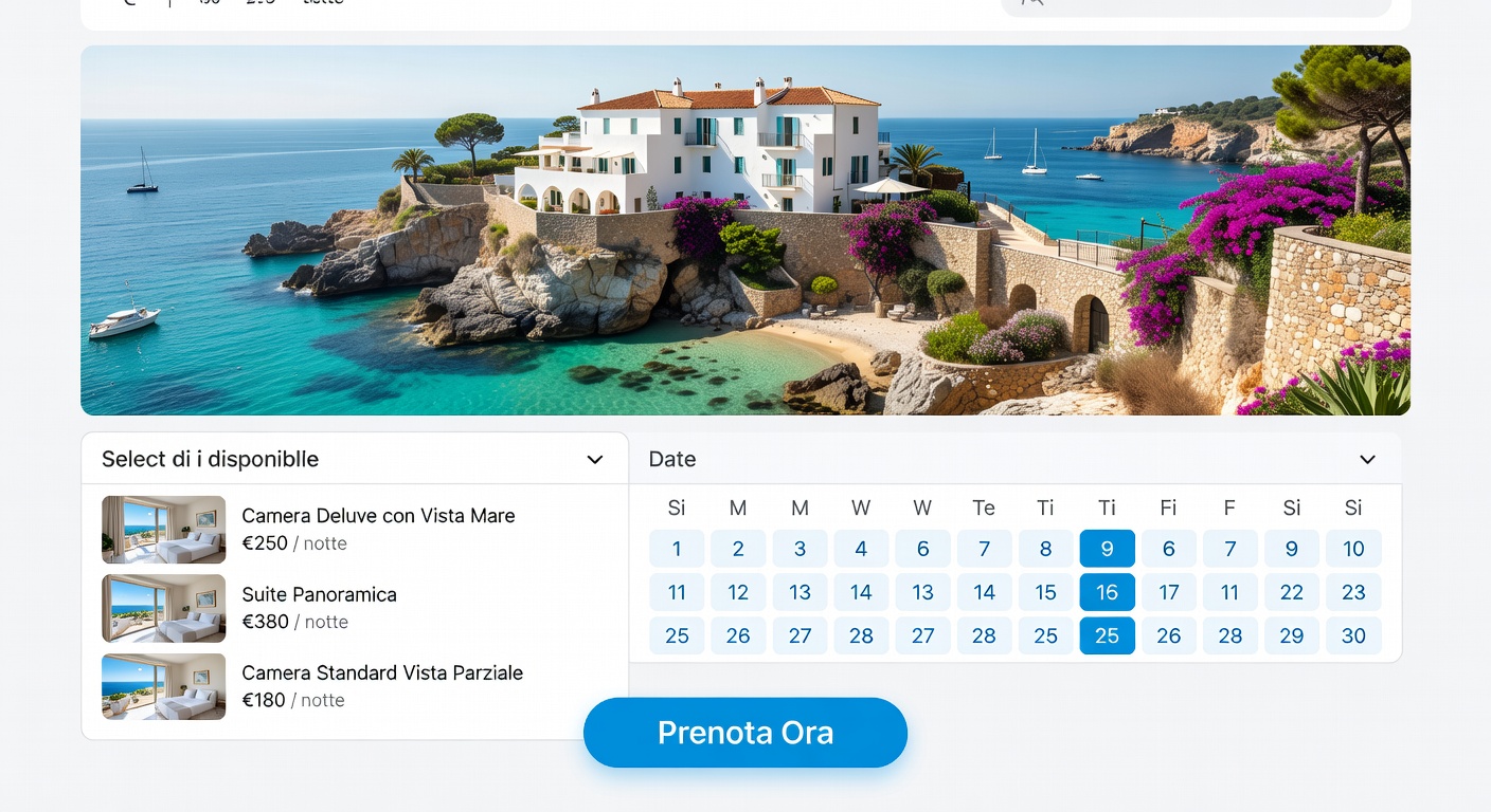 Booking Engine Proprietario per Catena di Hotel e B&B