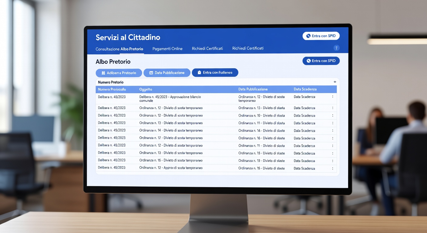 Gestionale PA: SPID, PagoPA, Albo Pretorio e Trasparenza